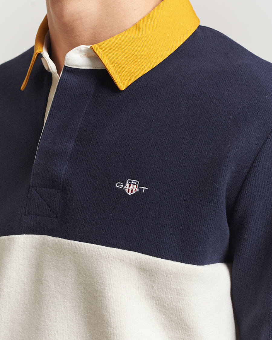 Herre | Gensere | Gant | Blocked Heavy Rugger Evening Blue Multi