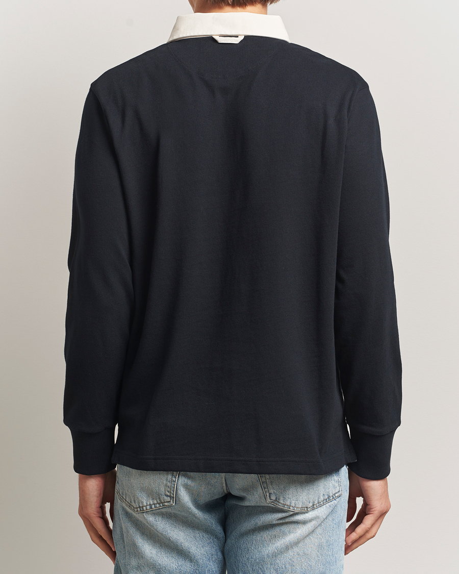 Herre | Gensere | Gant | Blocked Logo Heavy Rugger Black