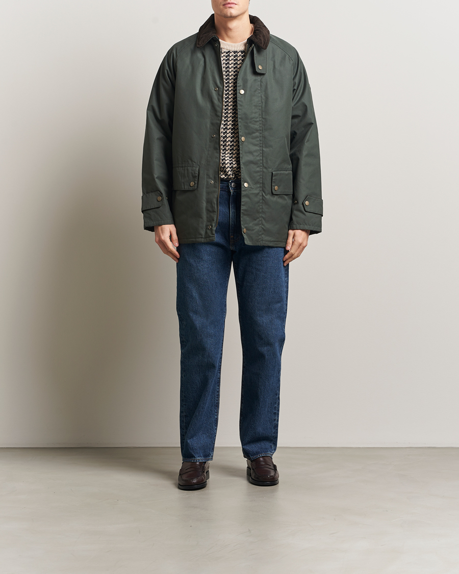 Herre | Jakker | Gant | Waxed Barn Jacket Woody Green