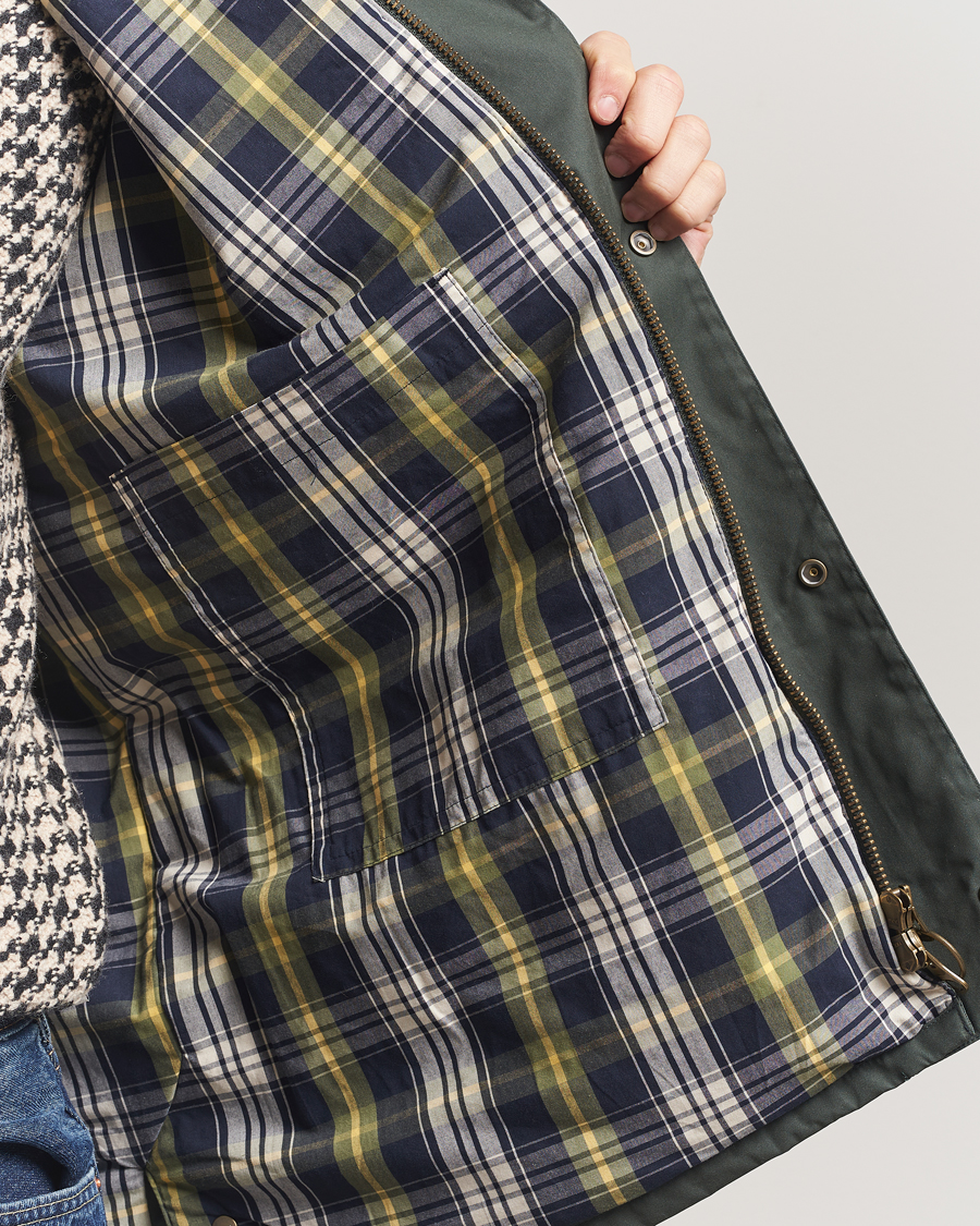 Herre | Jakker | Gant | Waxed Barn Jacket Woody Green