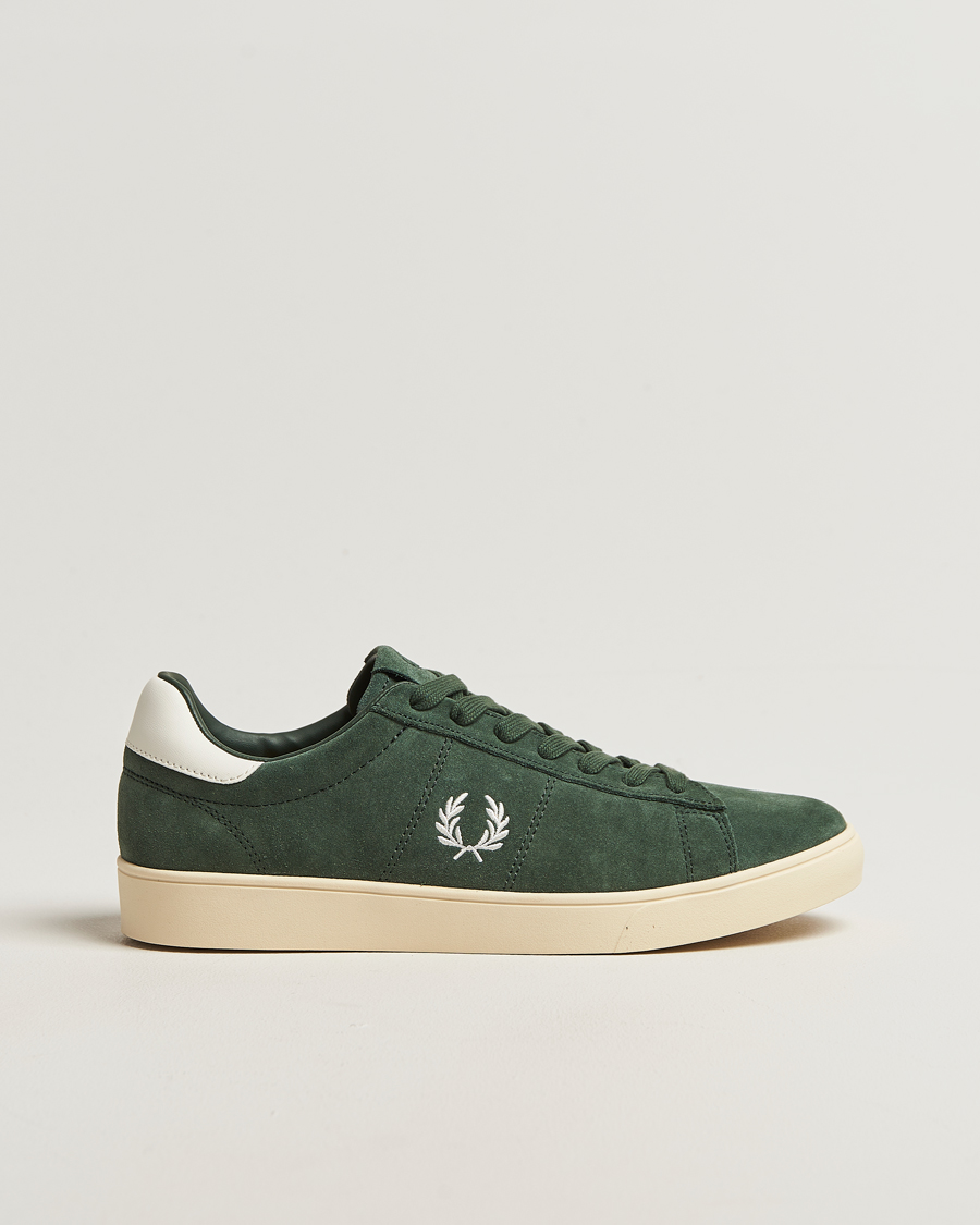 Herre | Sneakers | Fred Perry | Spencer Suede Sneaker Court Green