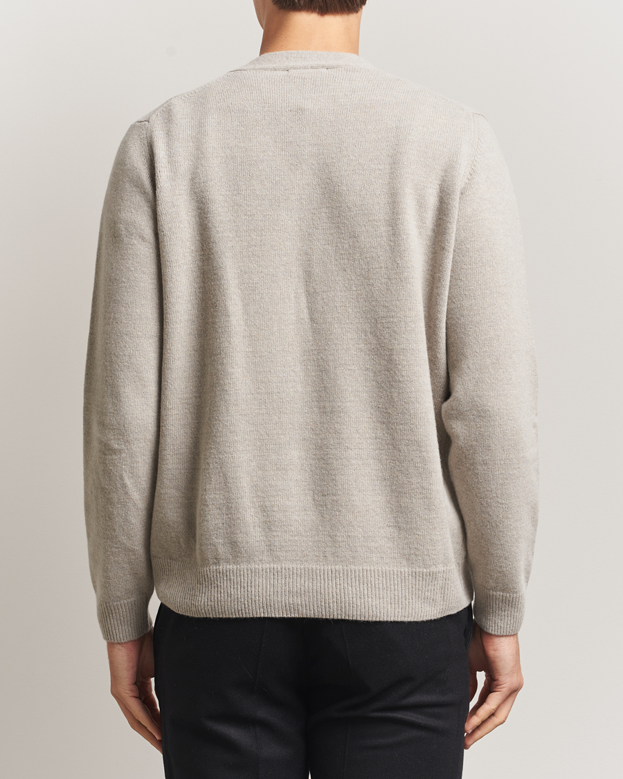 Herre | Gensere | Oscar Jacobson | Eduardo Wool Cardigan Beige