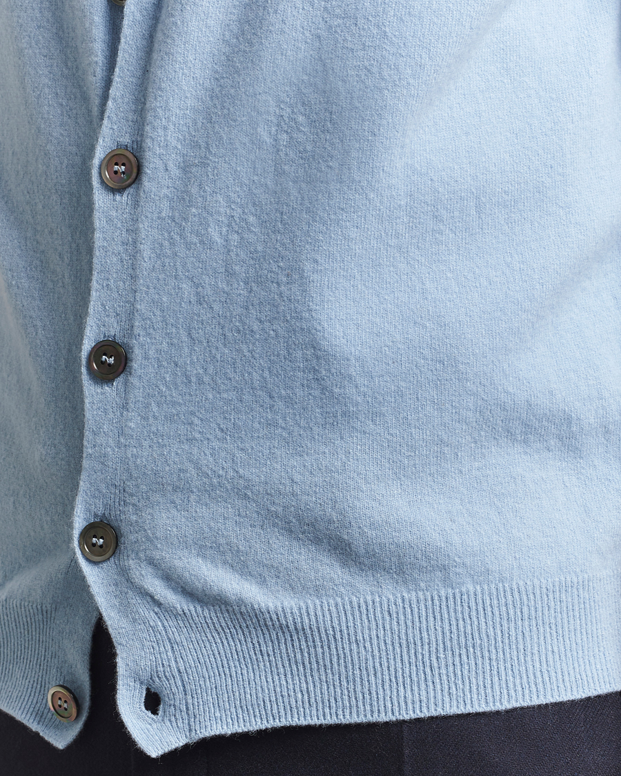 Herre | Gensere | Oscar Jacobson | Guiseppe Buttoned Vest Light Blue