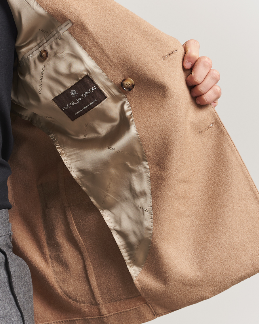 Herre | Dressjakker | Oscar Jacobson | Farris Baby Camel Loro Piana Blazer Beige