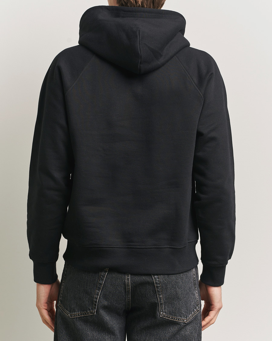 Herre | Gensere | Nudie Jeans | Gunde Logo Hoodie Black