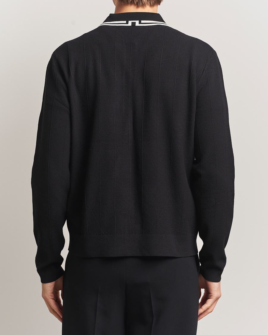 Herre | Gensere | J.Lindeberg | Willem Structured Cardigan Black