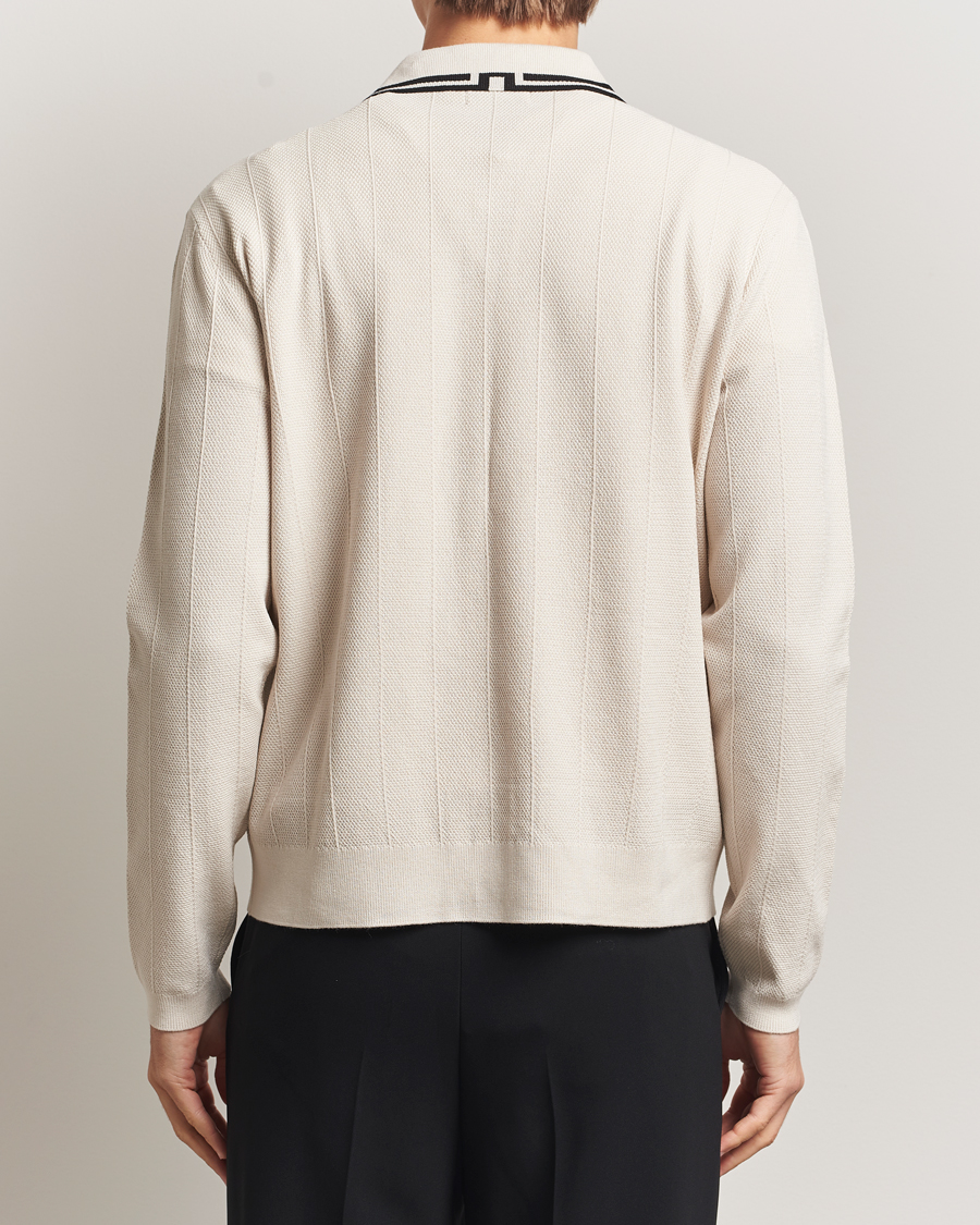 Herre | Gensere | J.Lindeberg | Willem Structured Cardigan Moonbeam