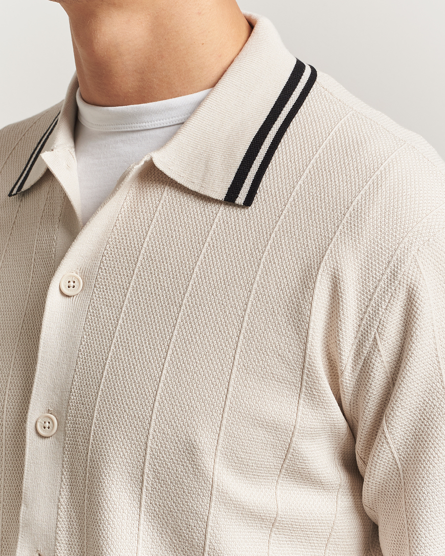 Herre | Gensere | J.Lindeberg | Willem Structured Cardigan Moonbeam