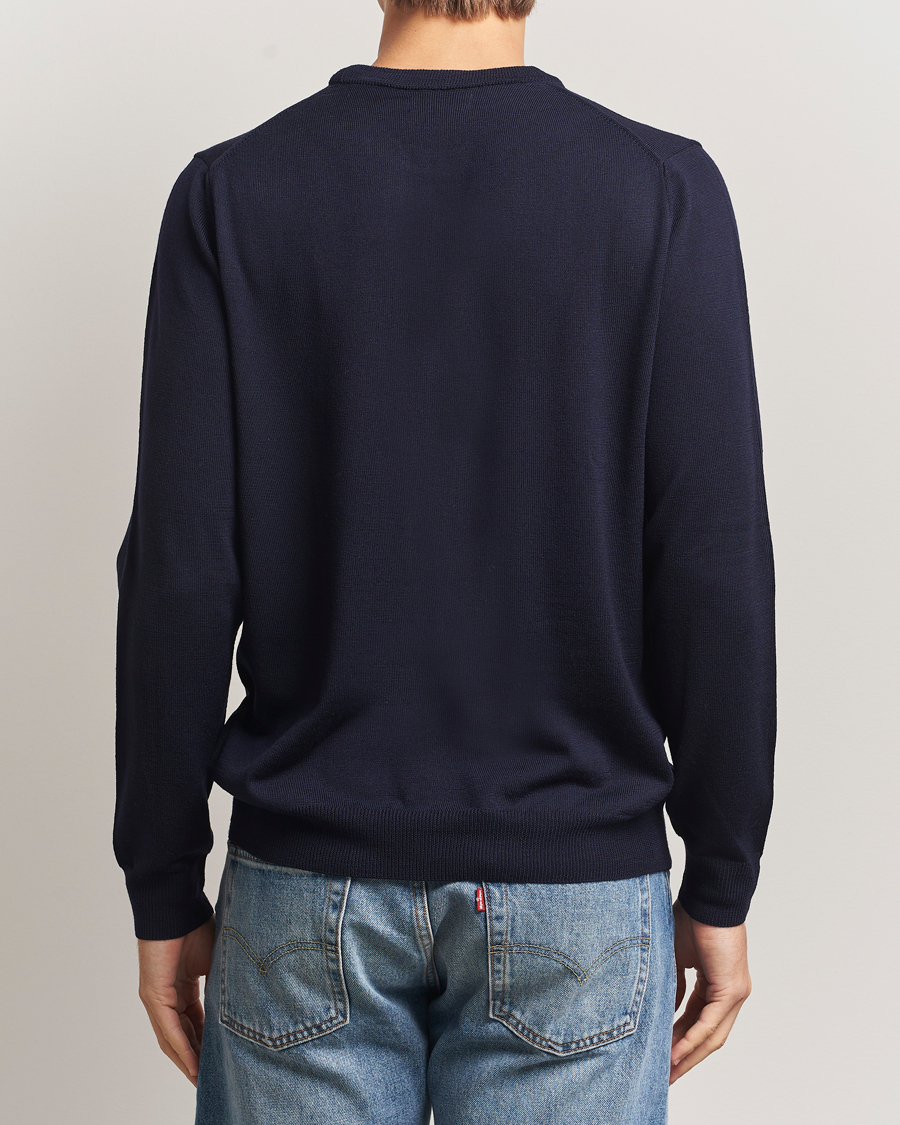 Herre | Gensere | J.Lindeberg | Keane Merino Crew Neck Navy