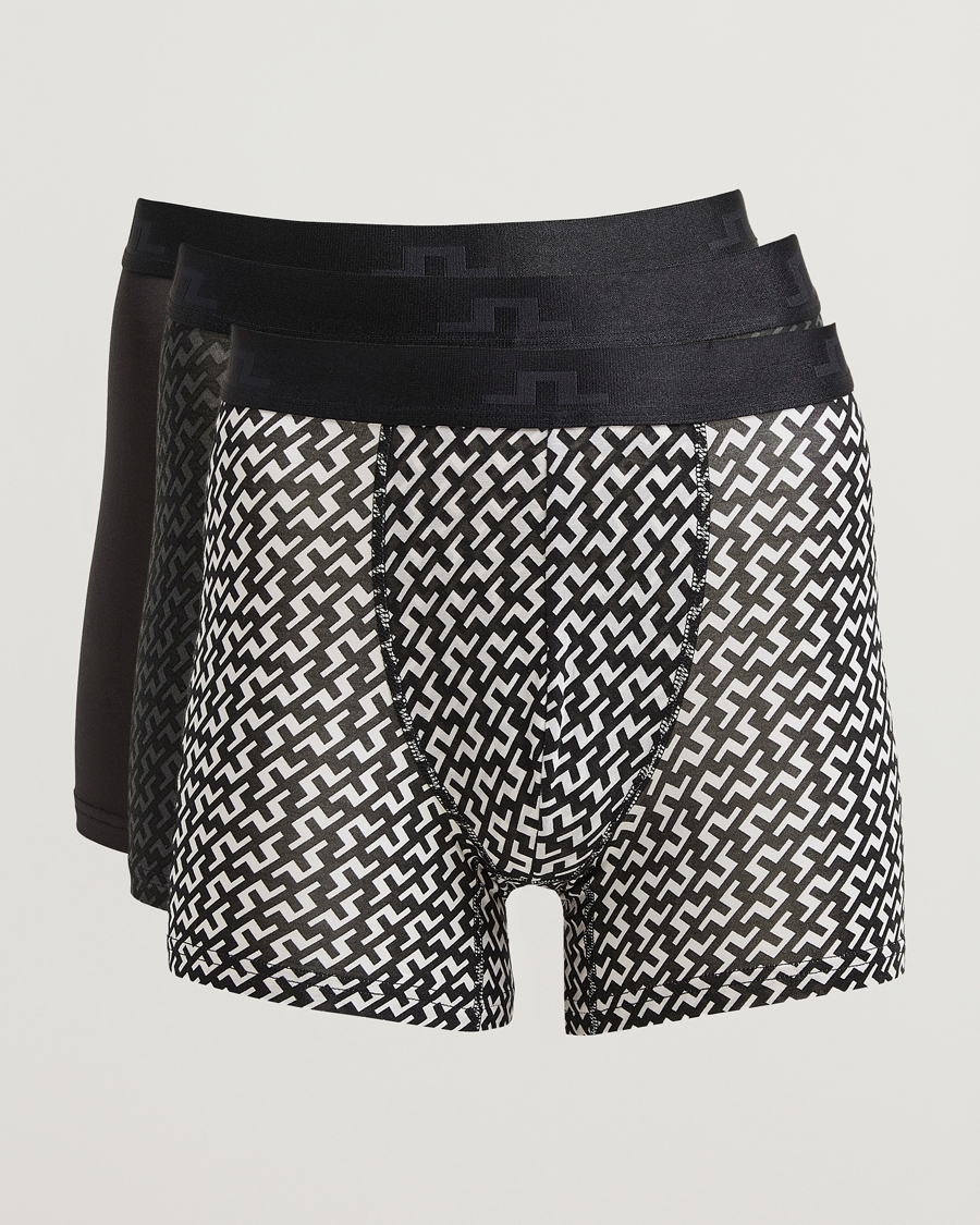 Herre | Undertøy | J.Lindeberg | Bridge Lyocell Boxer Black Multi