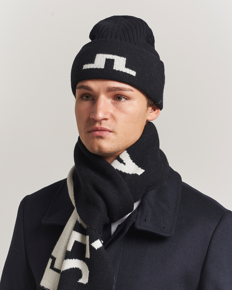 Herre | Luer | J.Lindeberg | Arther Graphic Beanie Black