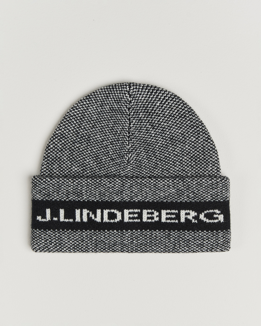 Herre | Luer | J.Lindeberg | Ernie Beanie Black Melange