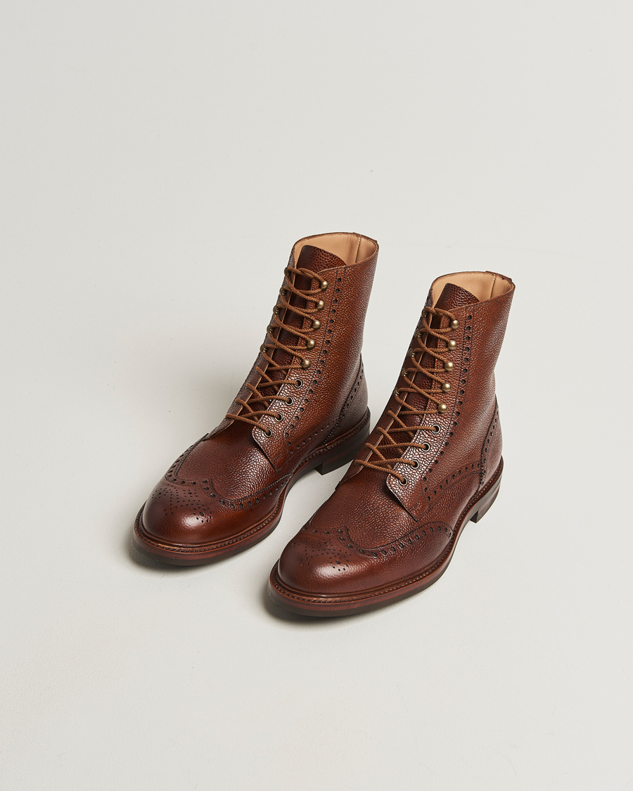 Herre | Støvler | Crockett & Jones | Islay Boot Tan Scotch Grain Calf