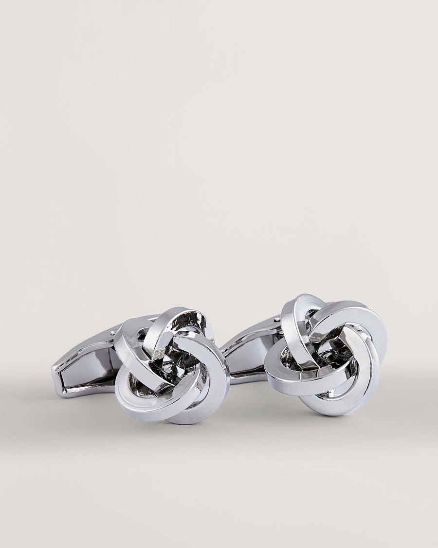 Herre | Mansjettknapper | Amanda Christensen | Knot Cufflink Silver