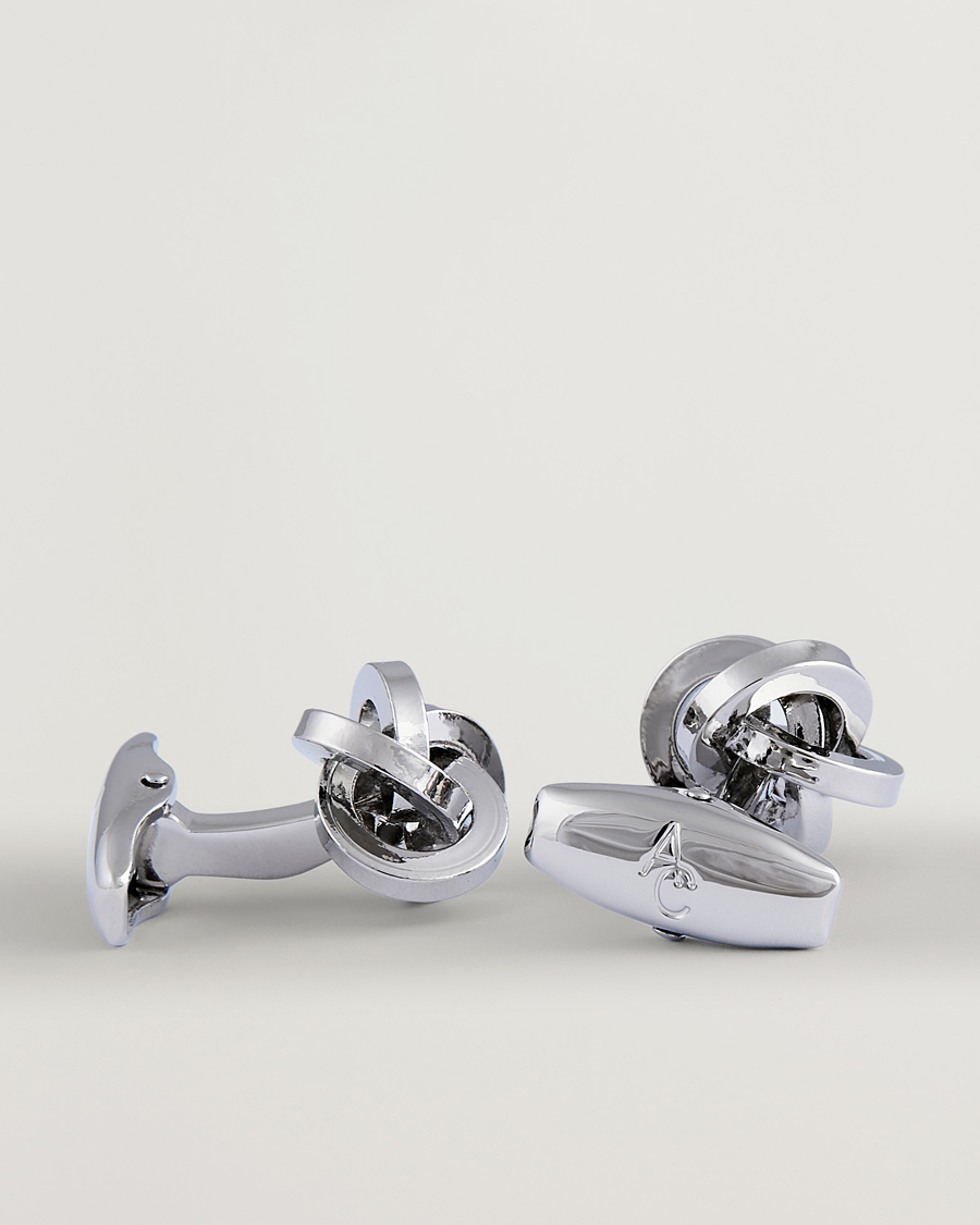 Herre | Mansjettknapper | Amanda Christensen | Knot Cufflink Silver