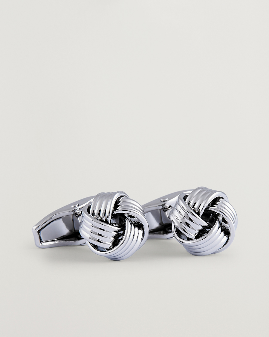 Herre | Mansjettknapper | Amanda Christensen | Knot Cufflink Silver