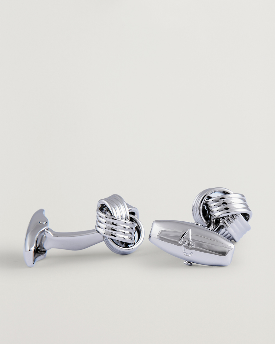 Herre | Mansjettknapper | Amanda Christensen | Knot Cufflink Silver