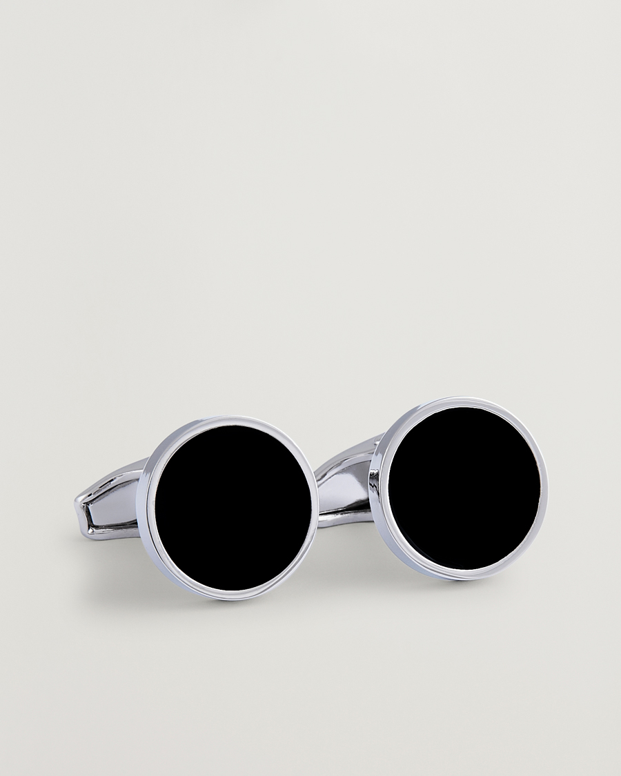 Herre | Mansjettknapper | Amanda Christensen | Classic Cufflink Silver/Black