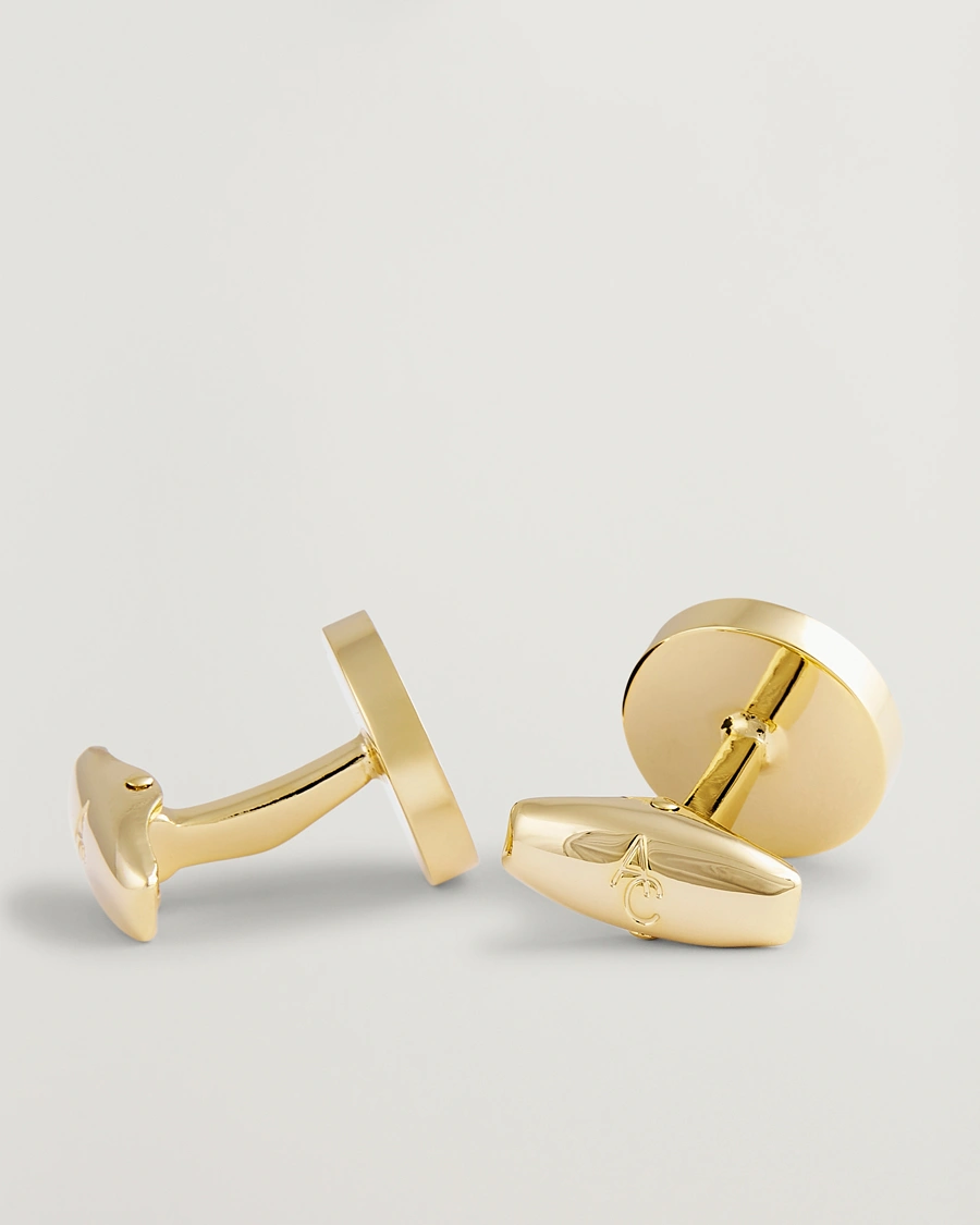 Herre | Mansjettknapper | Amanda Christensen | Classic Cufflink Gold/Black