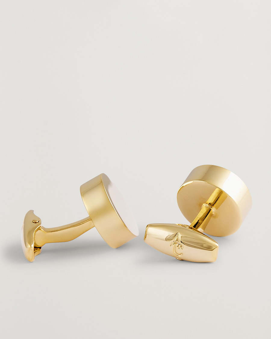 Herre | Mansjettknapper | Amanda Christensen | Classic Cufflink Gold