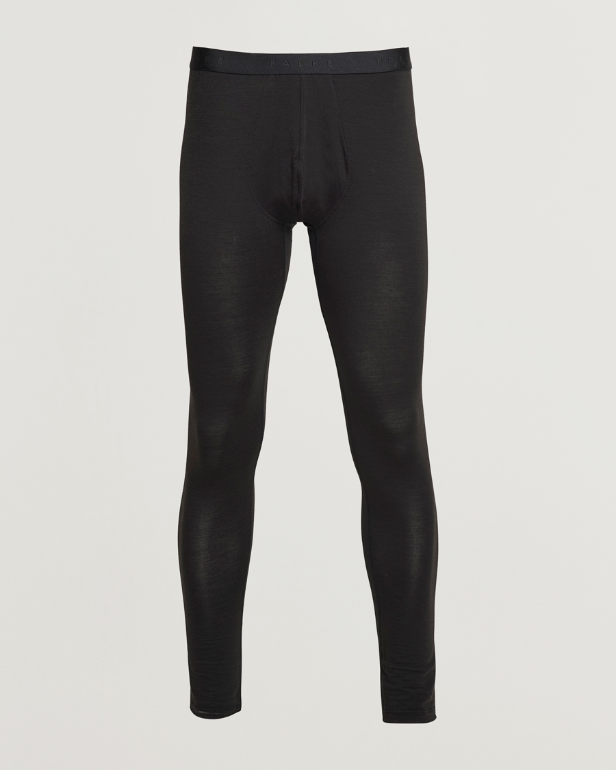 Herre | Undertøy | Falke | Clima Wool Long Tights Black