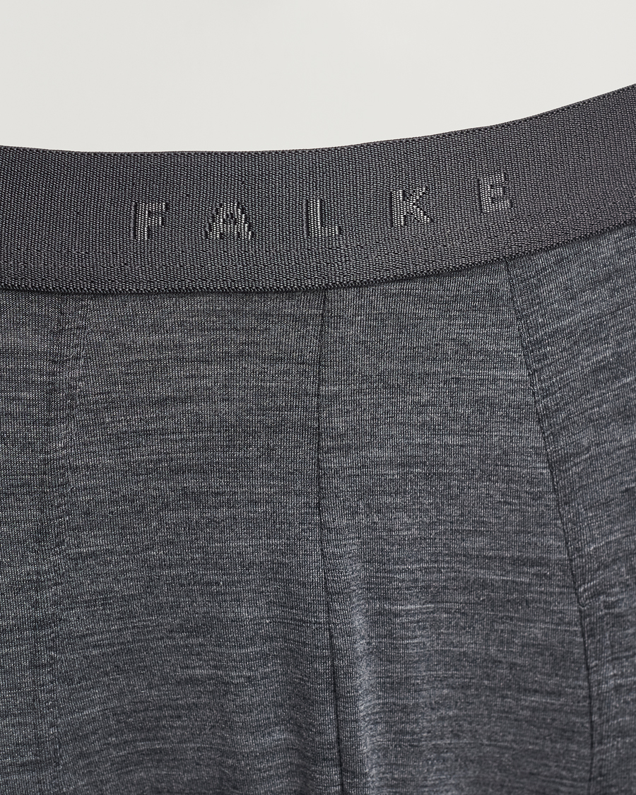 Herre | Undertøy | Falke | Clima Wool Long Tights Dark Grey Heather