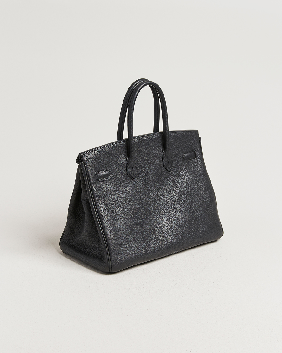 Herre | Pre-Owned & Vintage Bags | Hermès Pre-Owned | Birkin 35 Fjord Leather Black