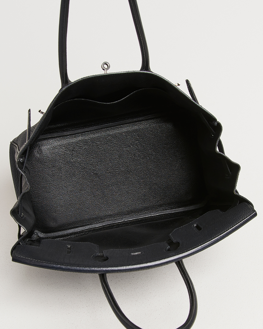 Herre | Pre-Owned & Vintage Bags | Hermès Pre-Owned | Birkin 35 Fjord Leather Black