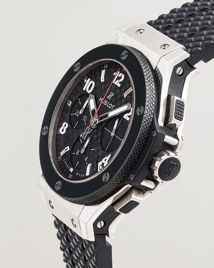 Herre | Pre-Owned & Vintage Watches | Hublot Pre-Owned | Big Bang Steel Ceramic