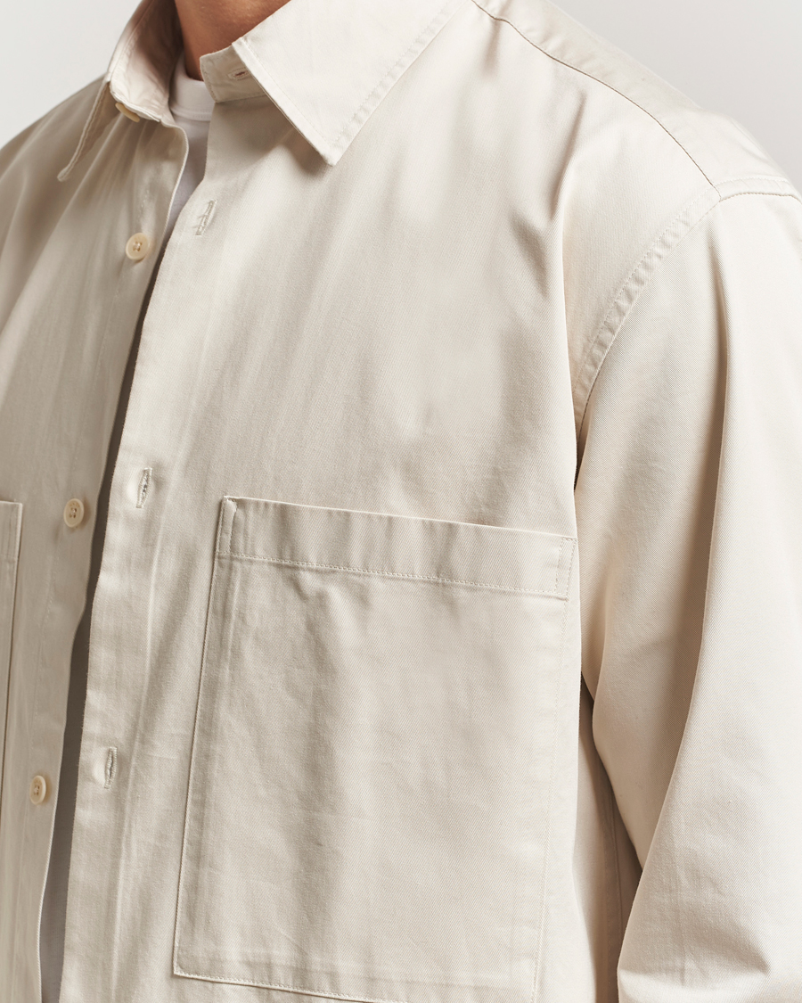 Herre | Skjorter | NN07 | Freddy Tencel Workwear Shirt Ivory