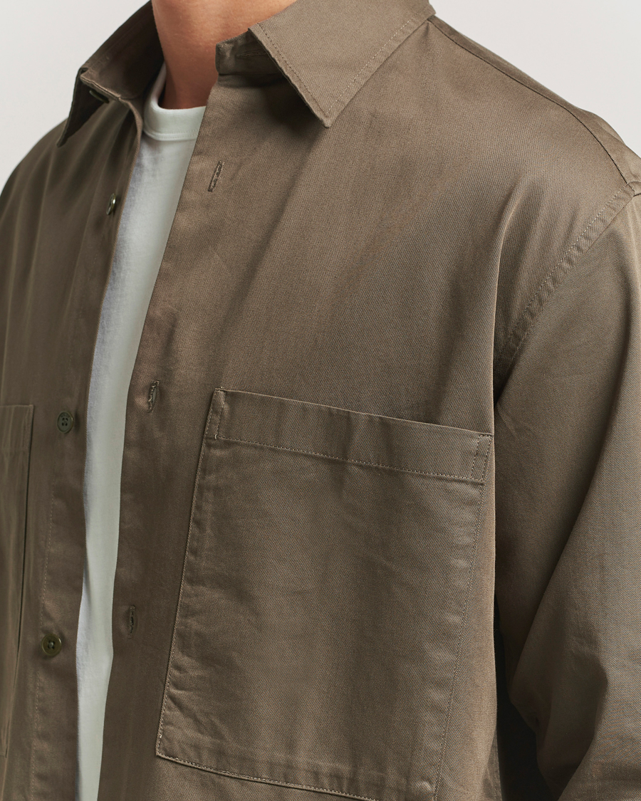 Herre | Skjorter | NN07 | Freddy Tencel Workwear Shirt Mable Husk