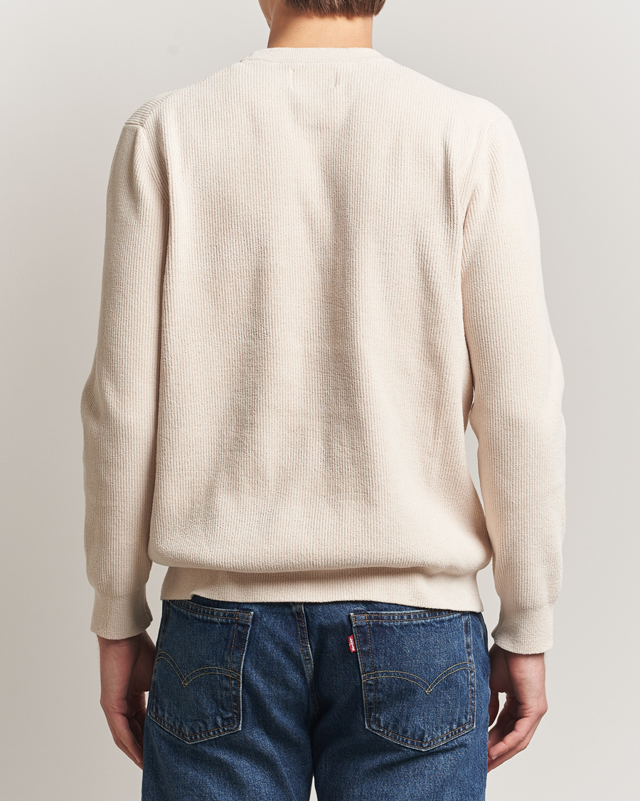Herre | Gensere | NN07 | Danny Rib Knitted Crew Neck Ivory
