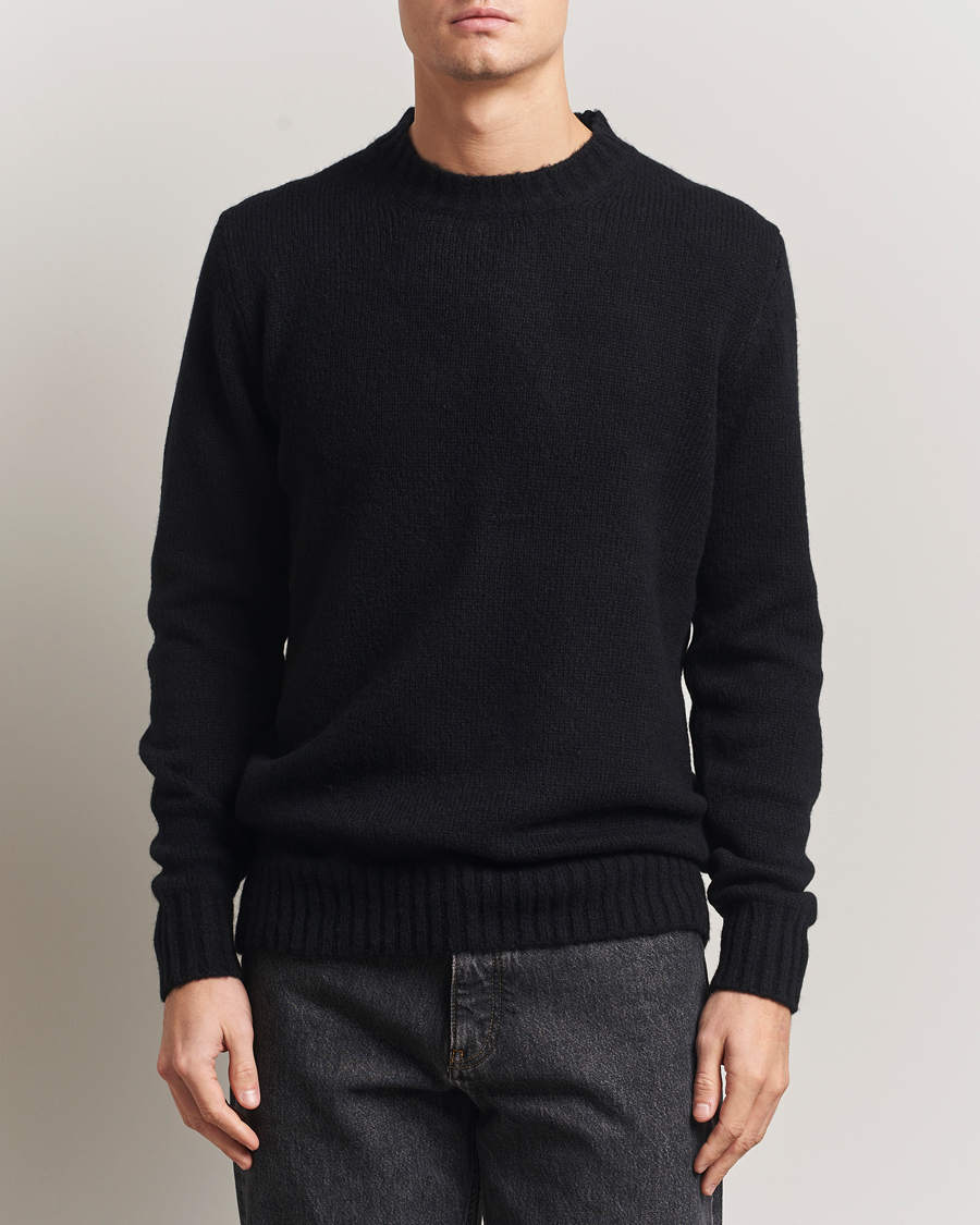 Herre | Gensere | NN07 | Lee Wool Knitted Sweater Black