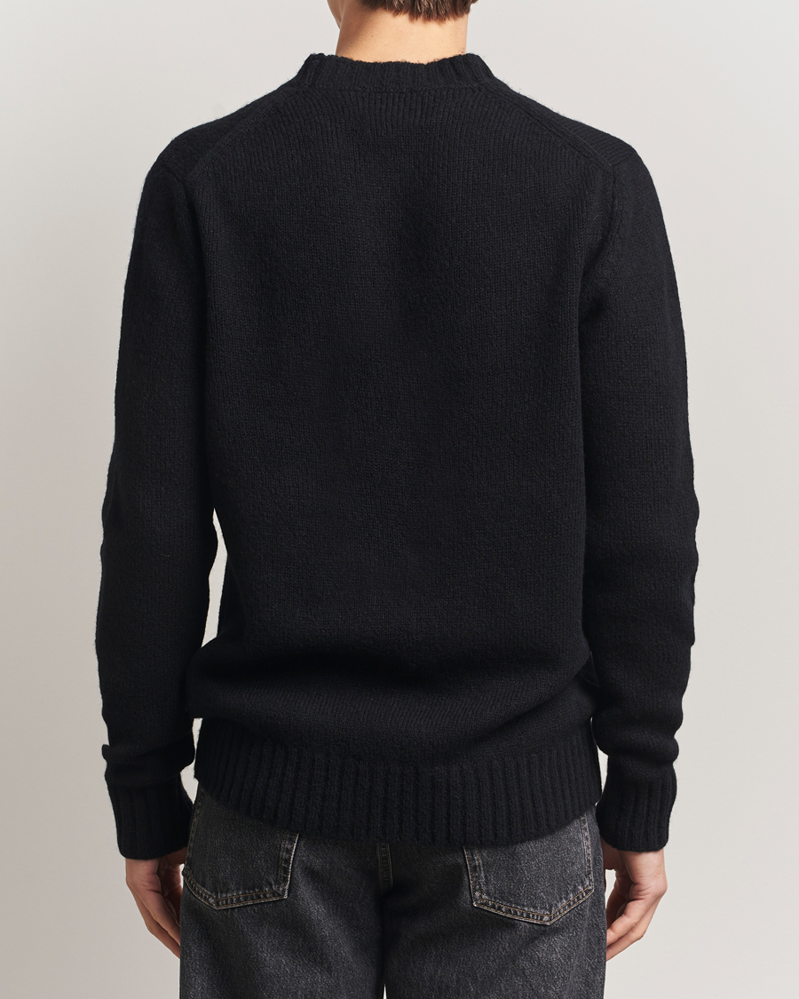 Herre | Gensere | NN07 | Lee Wool Knitted Sweater Black