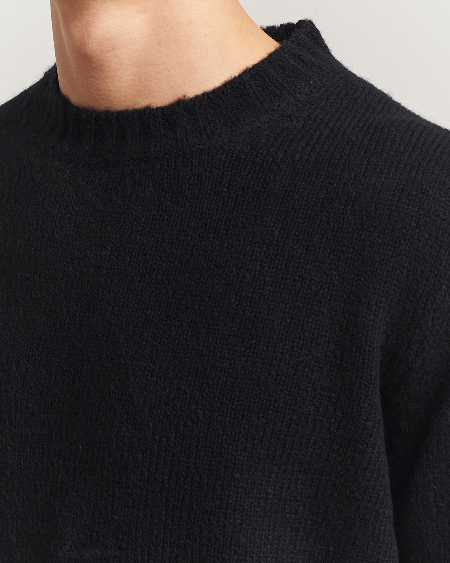 Herre | Gensere | NN07 | Lee Wool Knitted Sweater Black