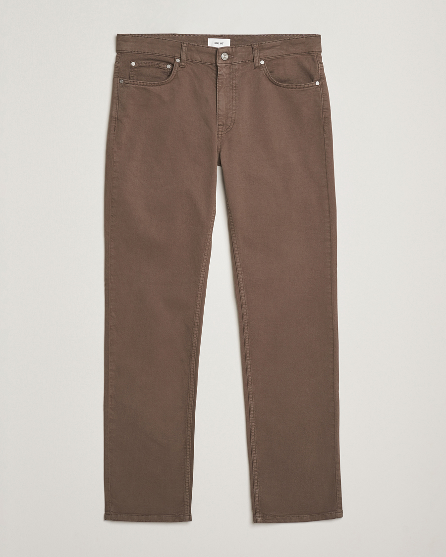 Herre | Bukser | NN07 | Tony 5-Pocket Pants Mable Husk