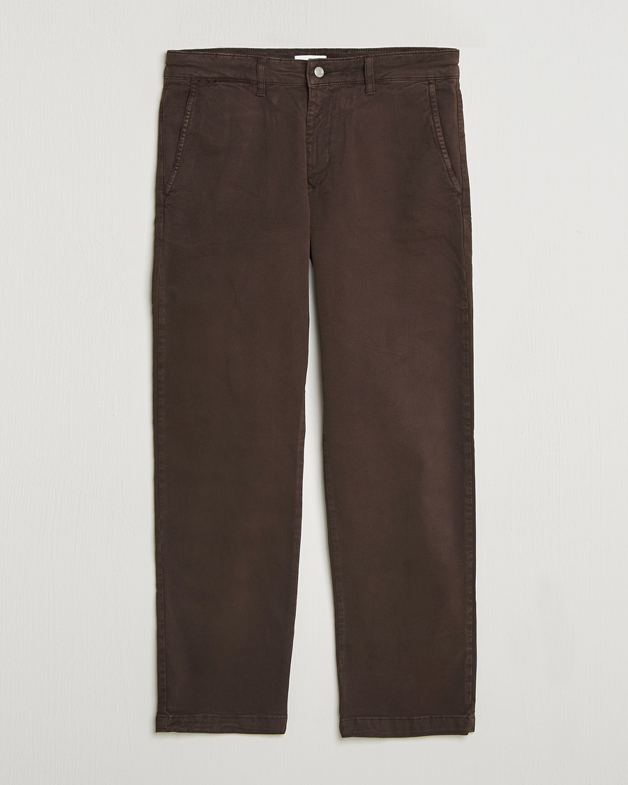 Herre | Bukser | NN07 | Aden Regular Fit Chinos Demitasse Brown