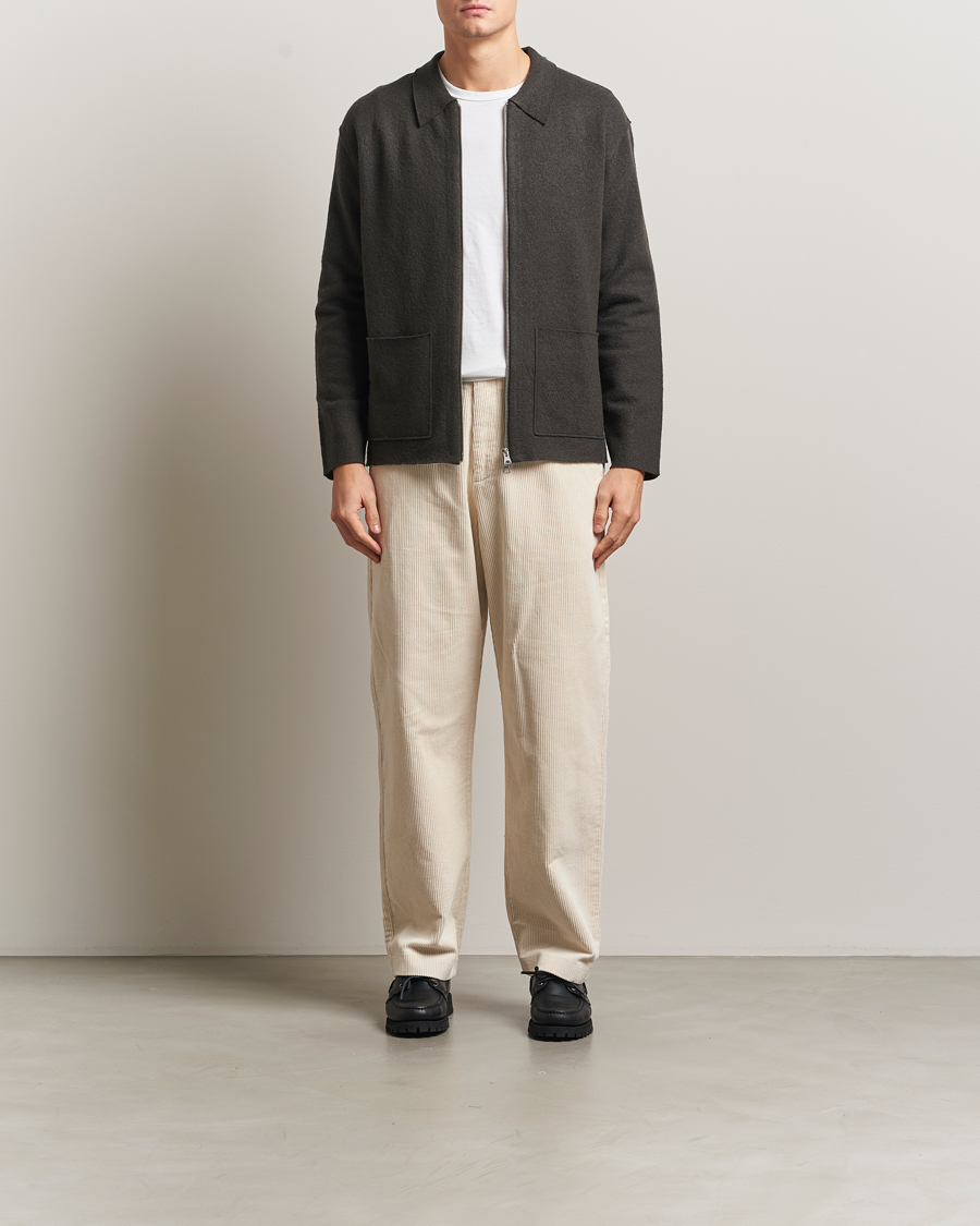 Herre | Bukser | NN07 | Paw Relaxed Fit Corduroy Trousers Ivory