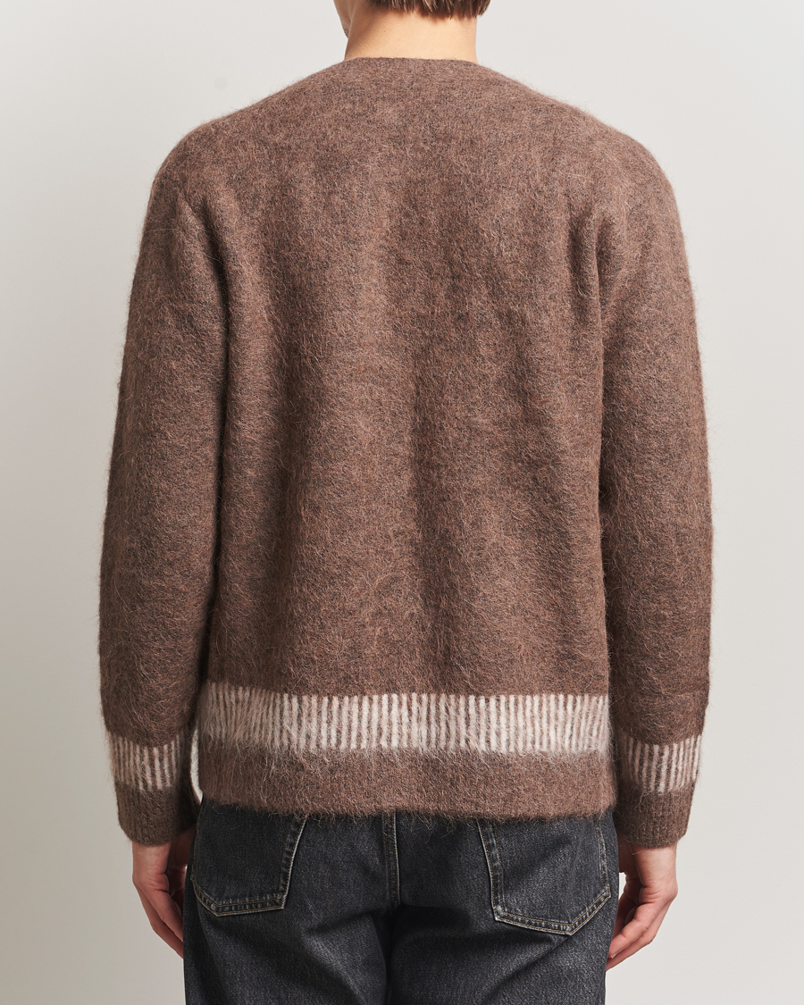Herre | Gensere | NN07 | Russell Alpaca Knitted Cardigan Mable Husk