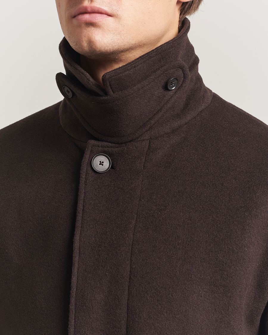 Herre | Jakker | NN07 | Gibson Wool Coat Demitasse Brown