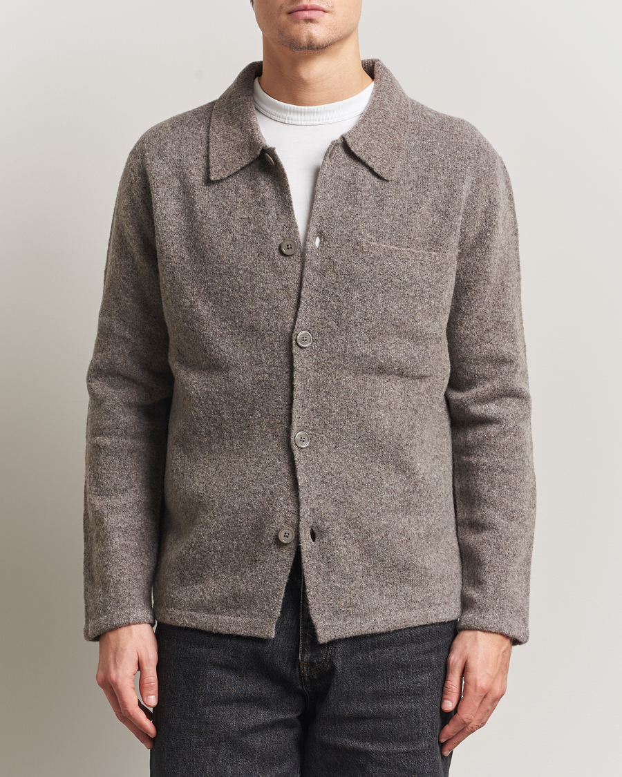 Herre | Gensere | NN07 | Jonas Wool Cardigan Mable Husk