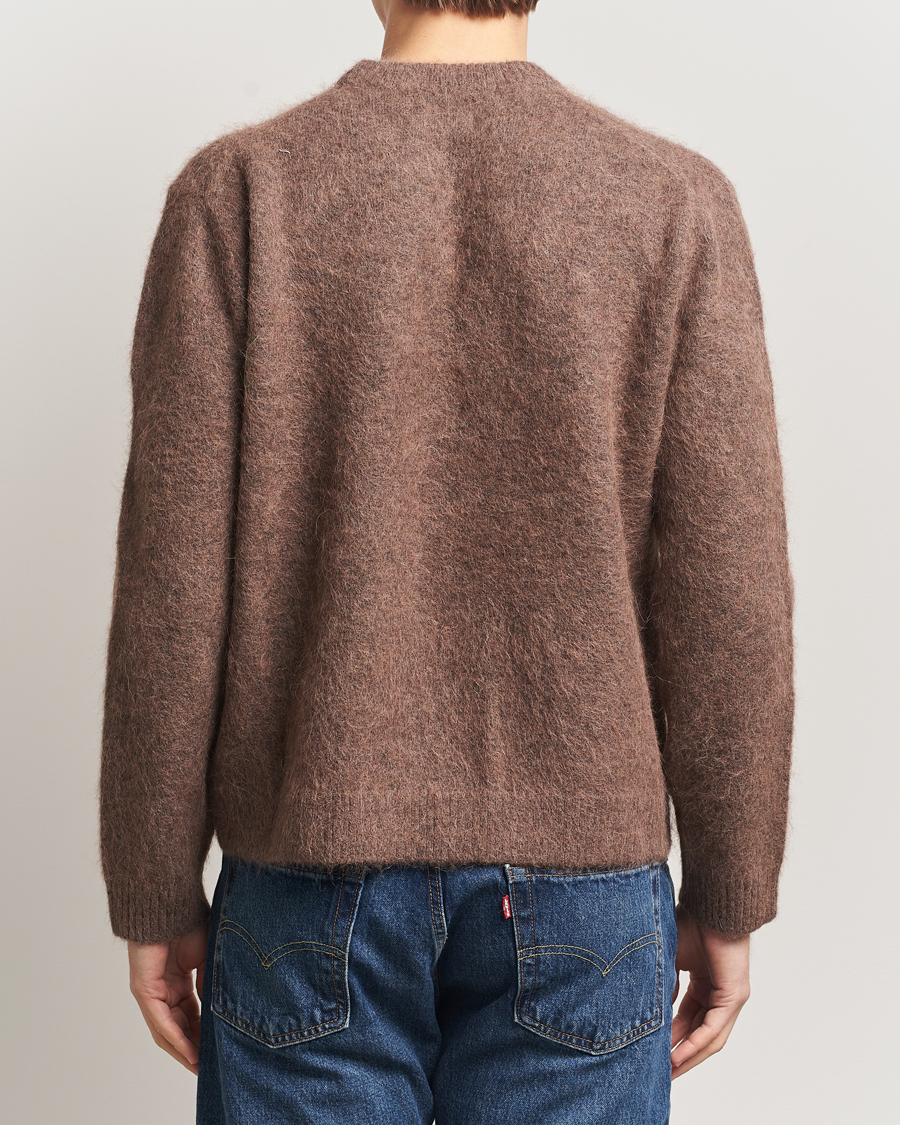 Herre | Gensere | NN07 | Russell Alpaca Knitted Crew Neck Mable Husk