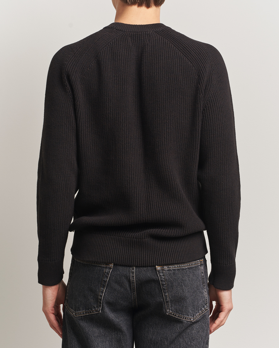 Herre | Gensere | NN07 | Jacobo Cotton Knitted Sweater Dusky Port