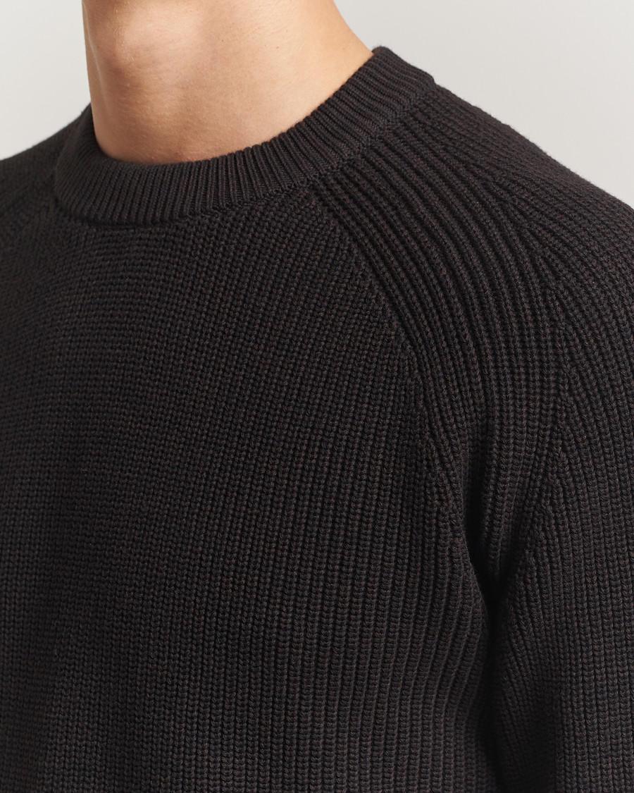 Herre | Gensere | NN07 | Jacobo Cotton Knitted Sweater Dusky Port