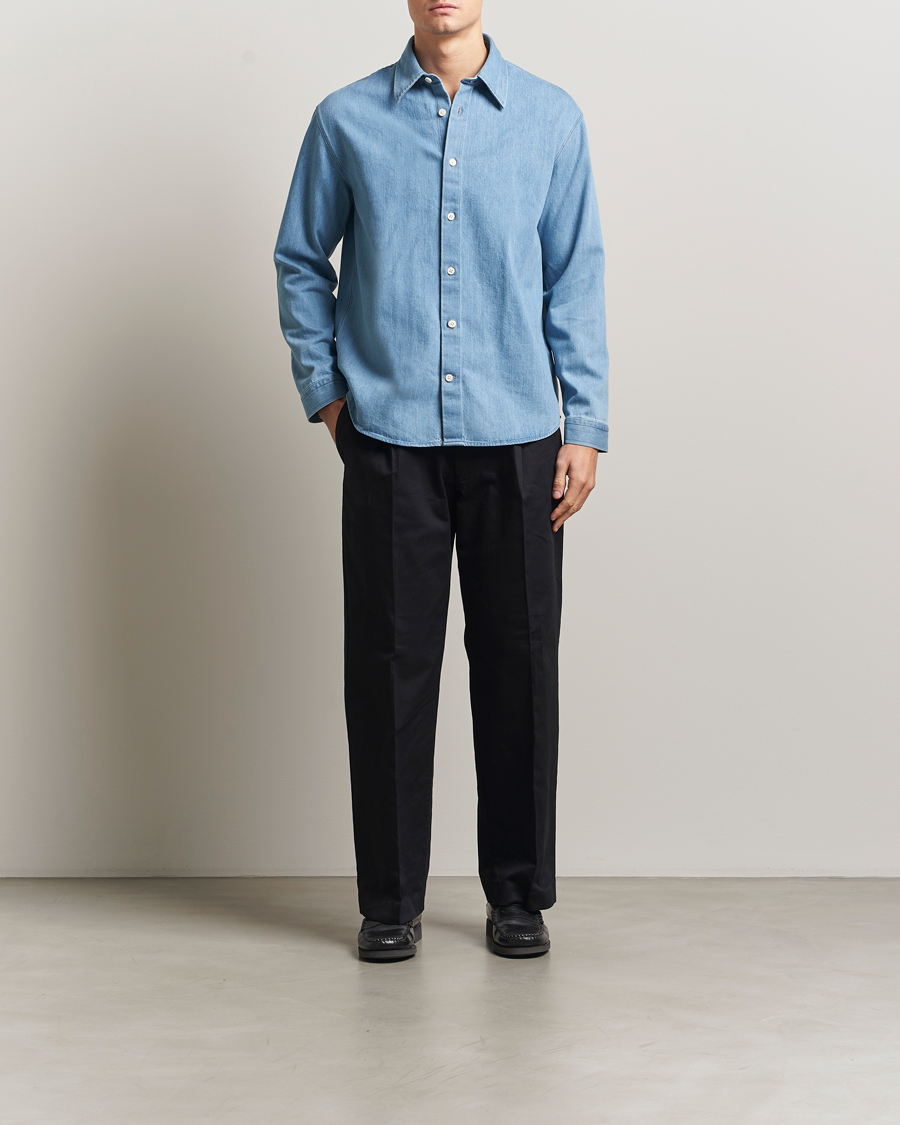 Herre | Bukser | NN07 | Kay Relaxed Fit Pleated Trousers Black