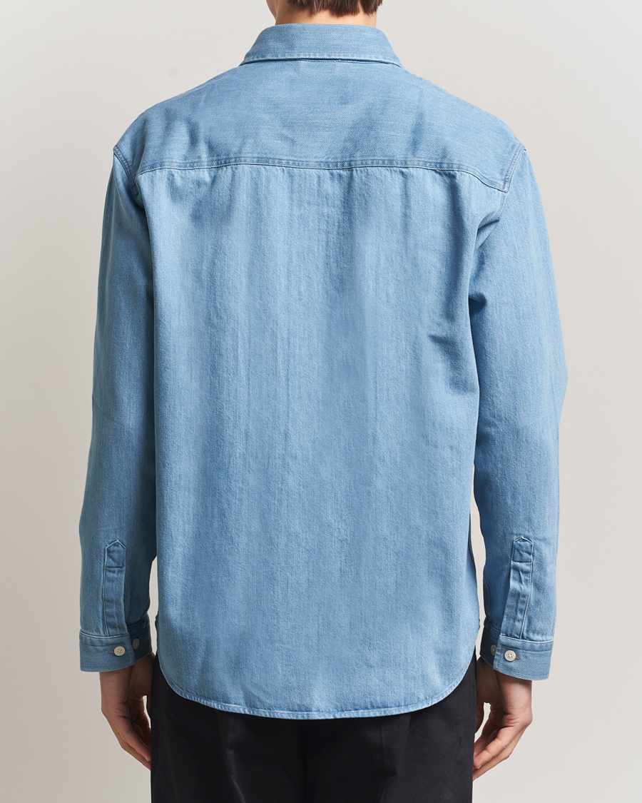 Herre | Skjorter | NN07 | Casper Denim Overshirt Blue