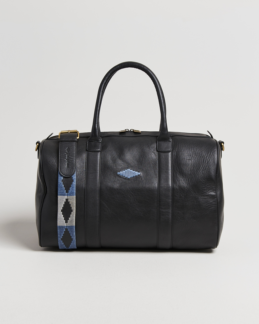 Herre | Vesker | Pampeano | Varon Small Leather Weekend Bag Black