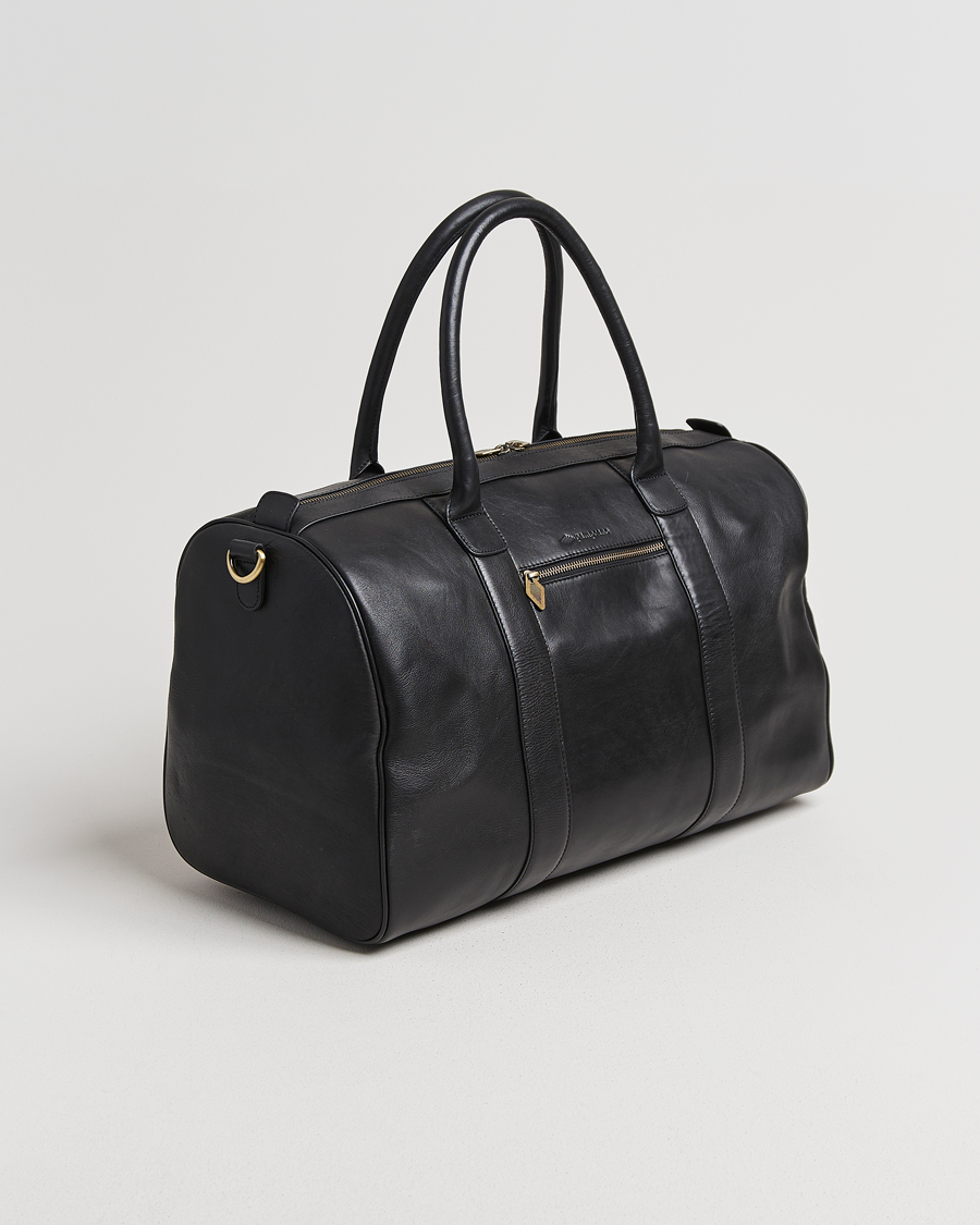 Herre | Vesker | Pampeano | Varon Small Leather Weekend Bag Black
