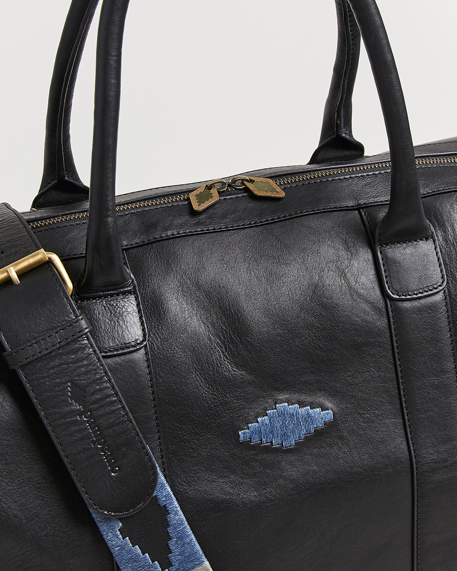 Herre | Vesker | Pampeano | Varon Small Leather Weekend Bag Black