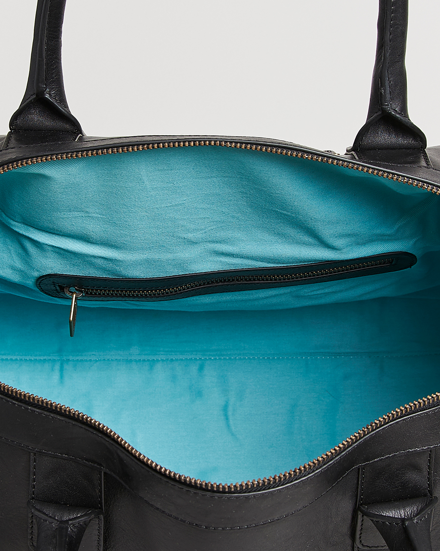 Herre | Vesker | Pampeano | Varon Small Leather Weekend Bag Black